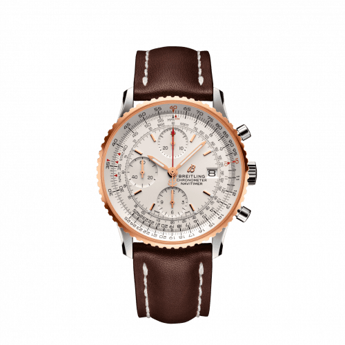 Breitling Navitimer 1 Chronograph 41 Stainless Steel / Red Gold / Silver / Croco / Pin U13324211G1X1