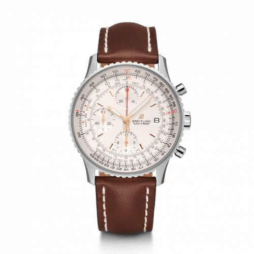 Breitling Navitimer 1 Chronograph 41 Stainless Steel / Silver / Calf / Pin A13324121G1X1