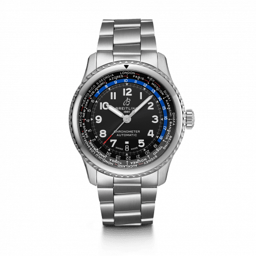 Breitling Navitimer 8 B35 Automatic Unitime 43 Stainless Steel / Black / Bracelet AB3521U41B1A1