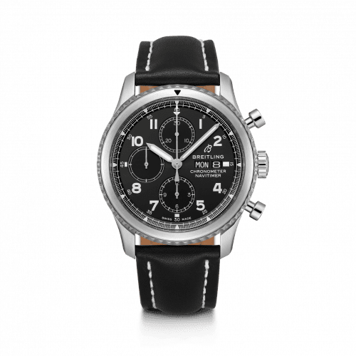 Breitling Navitimer 8 Chronograph 43 Stainless Steel / Black / Black Calf A13314101B1X1