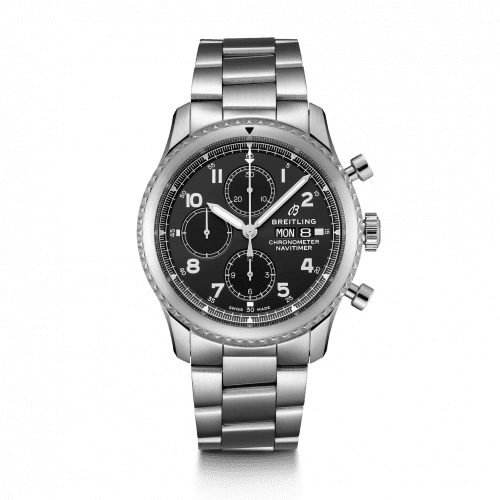 Breitling Navitimer 8 Chronograph 43 Stainless Steel / Black / Bracelet A13314101B1A1