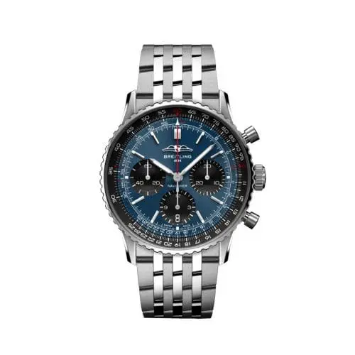 Breitling Navitimer B01 Chronograph 41 Stainless Steel / Blue / Bracelet AB0139241C1A1