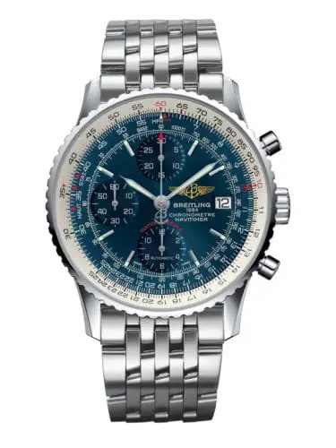 Breitling Navitimer Heritage Stainless Steel / Aurora Blue / Bracelet A1332412.C942.451A