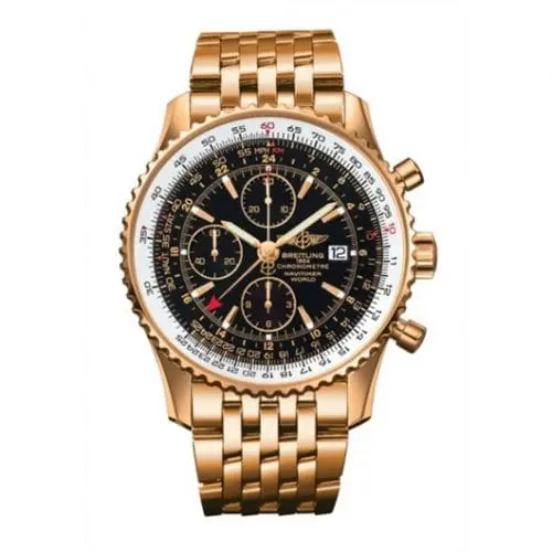 Breitling Navitimer World Red Gold / Black / Bracelet H2432212/B928/426H