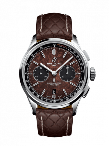 Breitling Premier B01 Chronograph 42 Bentley Centenary Stainless Steel / Wood / Calf / Pin AB01181A1Q1X2