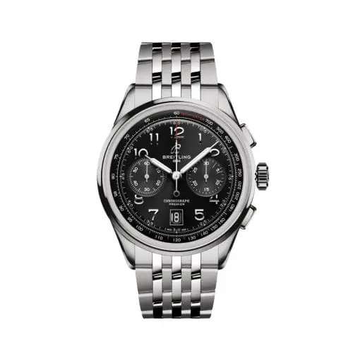 Breitling Premier B01 Chronograph 42 Stainless Steel / Black / Bracelet AB0145221B1A1
