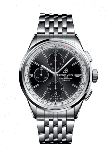 Breitling Premier Chronograph 42 Stainless Steel / Black / Bracelet A1331535B1A1