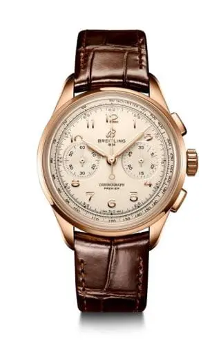 Breitling Premier Heritage B09 Chronograph 40 Red Gold / Silver RB0930371G1P1