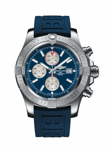 Breitling Super Avenger II Stainless Steel / Mariner Blue / Rubber / Folding A13371111C1S1