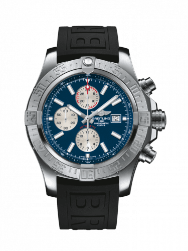 Breitling Super Avenger II Stainless Steel / Mariner Blue / Rubber / Folding A1337111/C871/155S/A20D.2