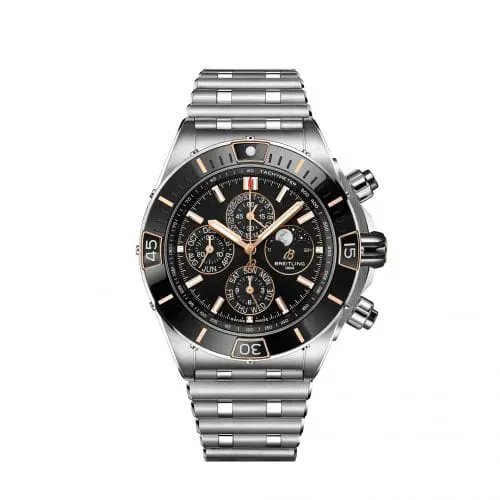 Breitling Super Chronomat 1461 Days 44 Stainless Steel / Black / Rouleaux I19320251B1A1