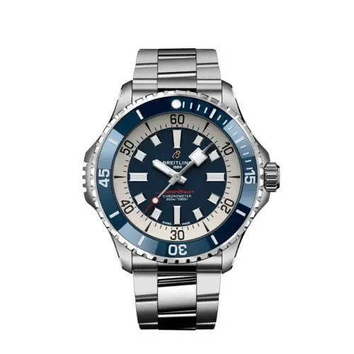 Breitling SuperOcean Automatic 46 Stainless Steel / Blue / Bracelet A17378E71C1A1