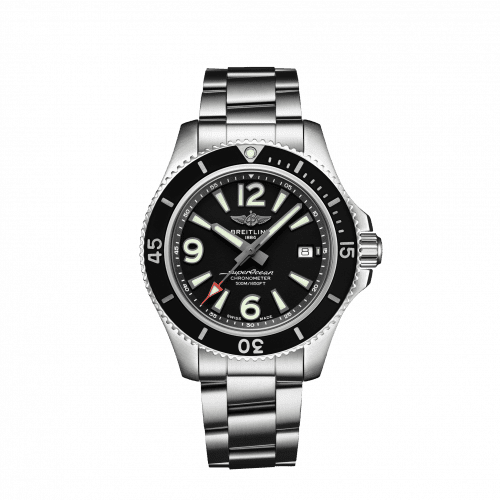 Breitling Superocean 42 Stainless Steel / Black / Bracelet A17366021B1A1