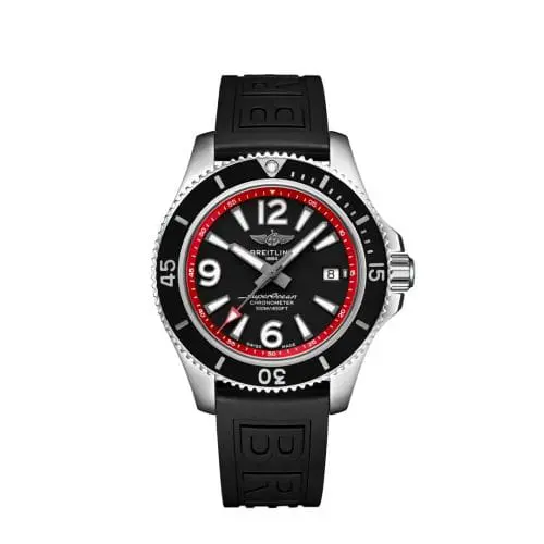 Breitling Superocean 42 Stainless Steel / Black - Red / eComm A17366D71B2S1