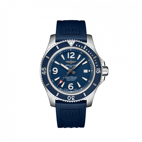 Breitling Superocean 44 Stainless Steel / Blue / Rubber / Pin A17367D81C1S1