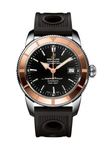 Breitling Superocean Heritage 42 Stainless Steel / Red Gold / Volcano Black / Rubber U1732112.BA61.200S