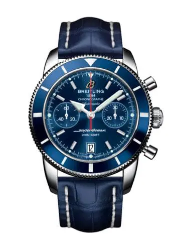 Breitling Superocean Heritage 44 Chronograph Stainless Steel / Blue / Blue / Croco A2337016.C856.731P