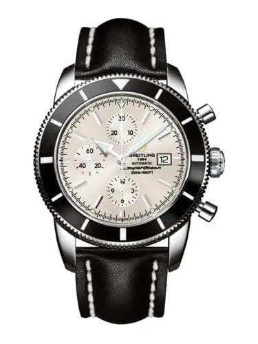 Breitling Superocean Heritage 46 Chronograph Stainless Steel / Black / Stratus Silver / Calf A1332024.G698.441X