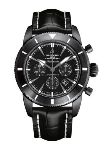 Breitling Superocean Heritage 46 Chronoworks Ceramic / Black / Croco SB0161E4.BE91.760P