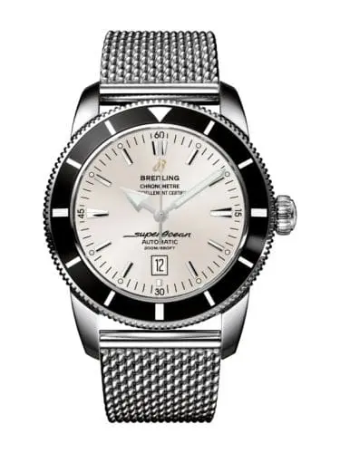Breitling Superocean Heritage 46 Stainless Steel / Black / Stratus Silver / Milanese A1732024.G642.152A