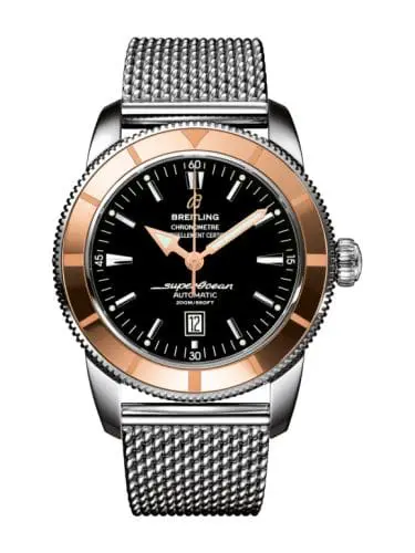 Breitling Superocean Heritage 46 Stainless Steel / Red Gold / Black / Milanese U1732012.B868.152A