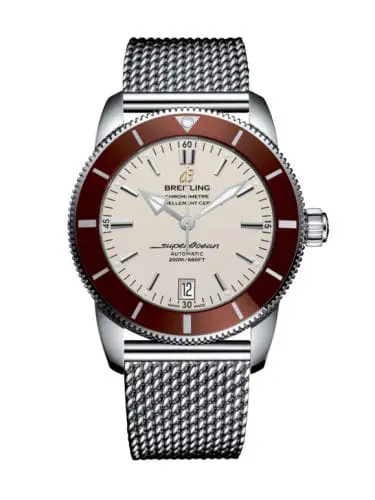 Breitling Superocean Heritage II 42 Stainless Steel / Bronze / Silver / Milanese AB201033.G827.154A