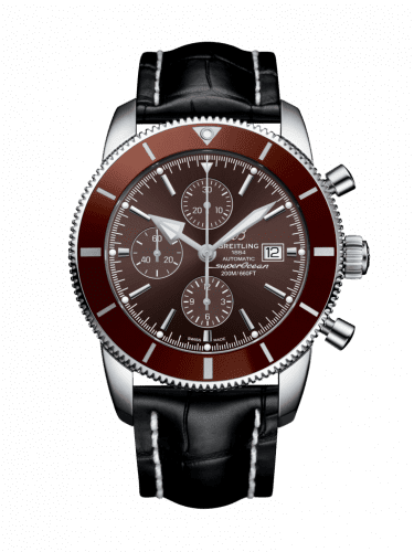 Breitling Superocean Heritage II 46 Chronograph Stainless Steel / Bronze / Bronze / Croco / Pin A1331233/Q616/760P/A20BA.1