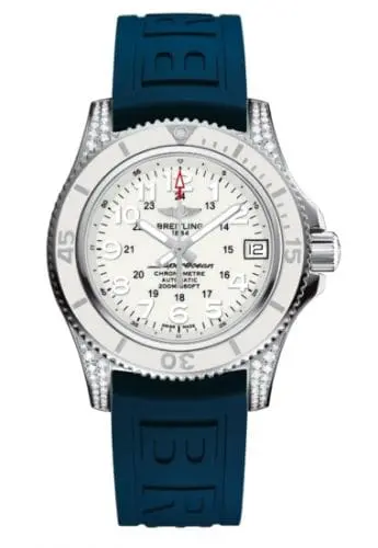 Breitling Superocean II 36 Diamond / White / Rubber A1731267.A775.413X