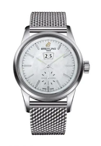 Breitling Transocean 38 Stainless Steel / MOP / Bracelet A1631012/A764/171A