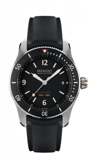 Bremont Supermarine S300 Stainless Steel / Black / Temple Island S300/BK