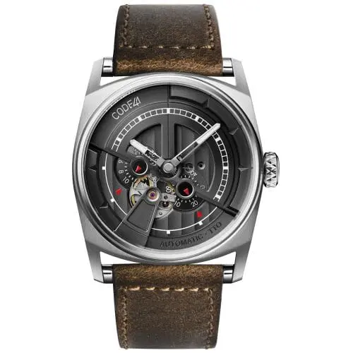CODE41 Anomaly-01 Stainless Steel / Black AN01-IN-BK-ST-COU-VB