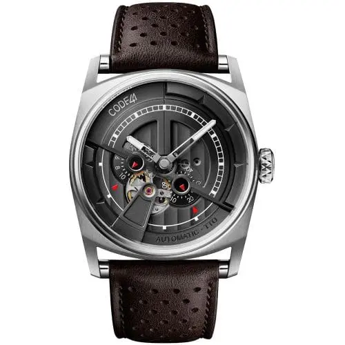 CODE41 Anomaly-01 Stainless Steel / Black AN01-IN-BK-ST-PER-BR