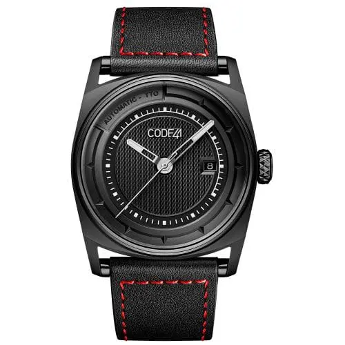 CODE41 Anomaly-02 Black PVD / Black AN02-BK-ST-LEA-COU-SP