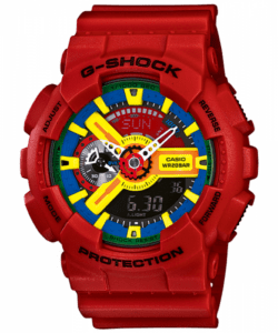 Casio GA-110FC-1A Red Blue GA-110FC-1A
