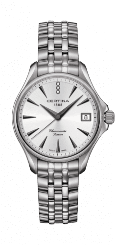 Certina DS Action Diamonds 33.8 Titanium / Silver C032.051.44.036.00