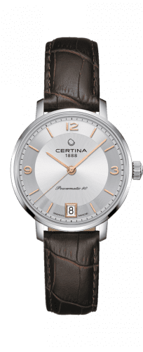 Certina DS Caimano Powermatic 80 Stainless Steel / Silver / Strap C035.207.16.037.01