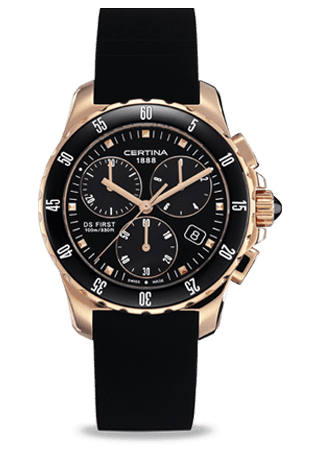 Certina DS First Lady Ceramic Chrono Rose C0142173705100