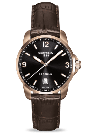Certina DS Podium 3 Hands Gold C0014103605700