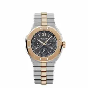 Chopard Alpine Eagle XL Chronograph Stainless Steel - Rose Gold / Black / Bracelet 298609-6001