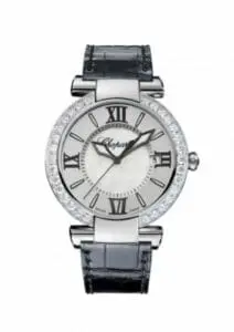 Chopard Imperiale 40 mm Stainless Steel / MOP / Diamond / Alligator 388531-3002