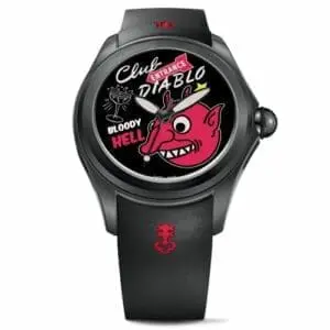 Corum Big Bubble Magical 47 PVD Titanium / Nelson de la Nuez / Rubber L082/03605
