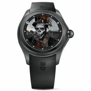 Corum Big Bubble Magical 52 PVD Titanium / Matt Barnes - Magical Vodoo / Rubber L390/03340