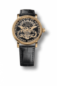 Corum Coin Watch Automatic Gold $20 Double Eagle PVD C293/02910