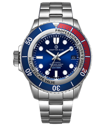 Crafter Blue Mechanic Ocean 45MM MOSS002.SB.RB MOSS002.SB.RB