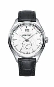 Eterna Avant-Garde Quartz Big Date White / Strap 2545.41.60.1340