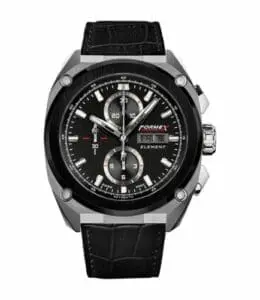 Formex Element Automatic Chronograph Ceramic Bezel / Black / Croco 1200.5.8027.311