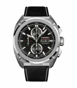 Formex Element Automatic Chronograph Full Steel / Black / Calf 1200.1.8021.322