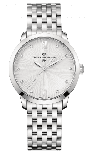 Girard-Perregaux 1966 36mm Stainless Steel / Silver / Bracelet 49523-11-171-11A