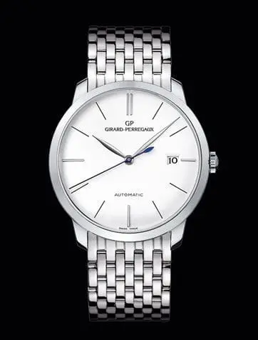 Girard-Perregaux 1966 38 White Gold / Silver / Alligator 49525-53-131-53A