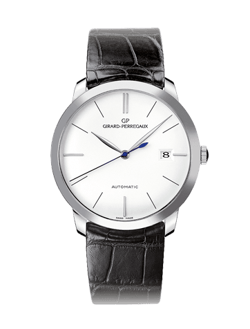 Girard-Perregaux 1966 38 White Gold / Silver / Alligator 49525-53-131-BK6A